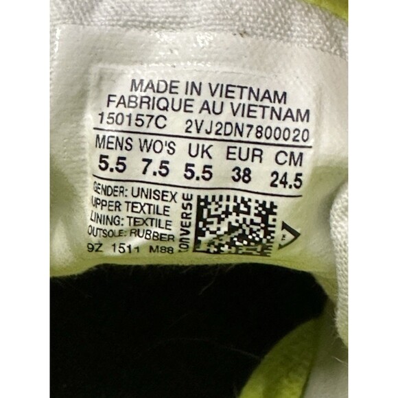 Converse Yellow High-Top Athletic Shoes - Picture 7 of 9